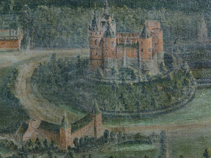 1662-Andries Immenraet - Il castello di Gaasbeek